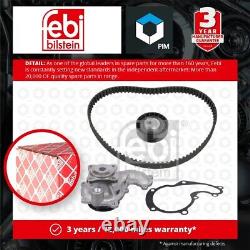 Timing Belt & Water Pump Kit fits FORD TRANSIT CONNECT TDCi 1.8D 02 to 13 Set