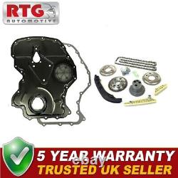 Timing Chain Kit + Cover /Gears/Gasket Fits Ford Transit 2.4D RWD 2006-2014